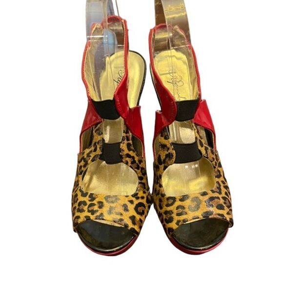 Paprika Women's Stiletto Heels - Leopard, Red, Hot Pink! - Picture 3 of 11